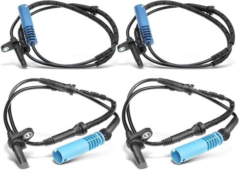 A-Premium Front and Rear ABS Wheel Speed Sensor Compatible with BMW Models - 745i/745Li 2003-2005, 750i/750Li 2006-2008, 760i 2004-2006, 760Li 2003-2008, Alpina B7 2007-2008, 4-PC Set in Saudi Arabia