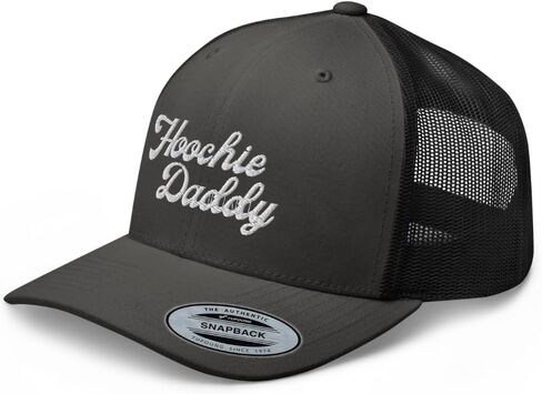 Hoochie Daddy Trucker Hat Curved Bill Mid Crown Adjustable Cap in Saudi Arabia