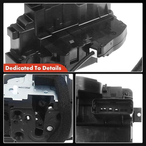 A-Premium Door Latch Lock Actuator Compatible with Hyundai Azera 2007 2008 2009 2010 2011 Sedan, Rear Right Passenger Side, Replace# 814203L001 in Saudi Arabia