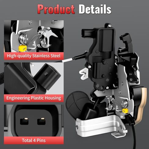 Door Lock Latch Actuator Compatible with Ford Transit 150, 250, 350 2018-2023, Upper Rear Door Lock Actuator Replace 940009 CK4Z6143288A in Kuwait