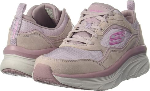 Skechers Relaxed Fit: D'Lux Walker - New Moment Sneakers, Lavender in Saudi Arabia