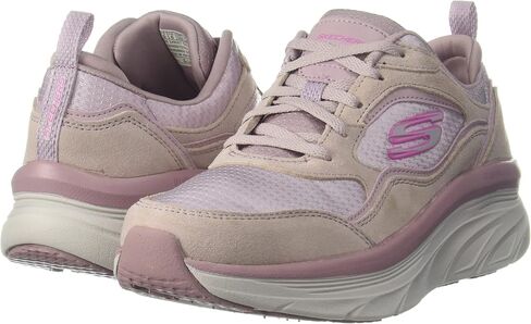 Skechers Relaxed Fit: D'Lux Walker - New Moment Sneakers, Lavender in Saudi Arabia