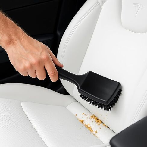 فرشاة تفصيلية ممتازة لمقاعد تيسلا والجزء الداخلي - منتجات تنظيف تيسلا للمقاعد والعدادات ووحدة التحكم | ملحقات سيارة Tesla Model 3 Y S X لموديلات 2025 و2026 موديل Y Juniper in Kuwait