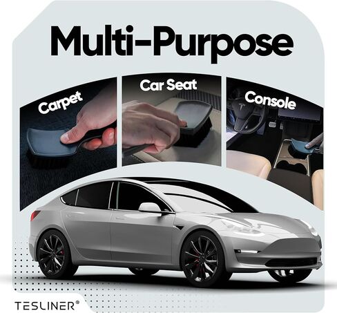 فرشاة تفصيلية ممتازة لمقاعد تيسلا والجزء الداخلي - منتجات تنظيف تيسلا للمقاعد والعدادات ووحدة التحكم | ملحقات سيارة Tesla Model 3 Y S X لموديلات 2025 و2026 موديل Y Juniper in Kuwait