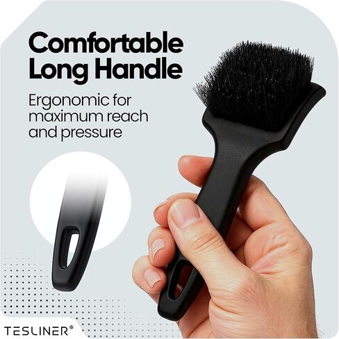 فرشاة تفصيلية ممتازة لمقاعد تيسلا والجزء الداخلي - منتجات تنظيف تيسلا للمقاعد والعدادات ووحدة التحكم | ملحقات سيارة Tesla Model 3 Y S X لموديلات 2025 و2026 موديل Y Juniper in Kuwait