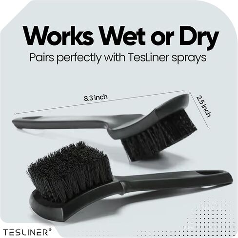 فرشاة تفصيلية ممتازة لمقاعد تيسلا والجزء الداخلي - منتجات تنظيف تيسلا للمقاعد والعدادات ووحدة التحكم | ملحقات سيارة Tesla Model 3 Y S X لموديلات 2025 و2026 موديل Y Juniper in Kuwait