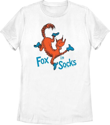 Women's Dr. Seuss Fox in Socks Portrait T-Shirt in Saudi Arabia