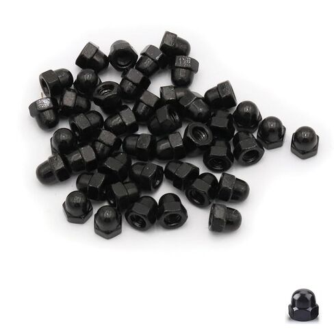 50pcs Acorn Cap Nuts, M5 Thread Dia Acorn Cap Nut, 304 Stainless Steel (Black) in Saudi Arabia