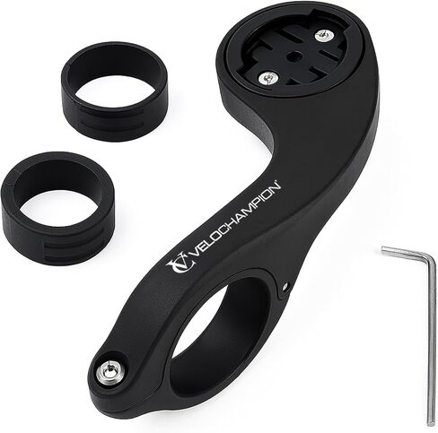 VeloChampion Out Front GPS Computer Handlebar Mount Compatible with Garmin 130/530/540/820/830/840/1030/1040 and Edge Explore. Suitable for Handlebars up to 35mm in Kuwait