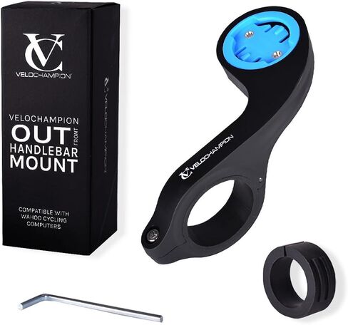 VeloChampion Out Front GPS Computer Handlebar Mount Compatible with Garmin 130/530/540/820/830/840/1030/1040 and Edge Explore. Suitable for Handlebars up to 35mm in Saudi Arabia