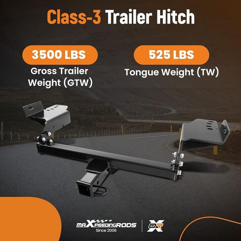 maXpeedingrods Class 3 Trailer Hitch, 2 Inch Receiver, Tow Hitch Receiver for Ford Escape SEL/SE/S/Titanium 2013 2014 2015 2016 2017 2018 2019 in Saudi Arabia