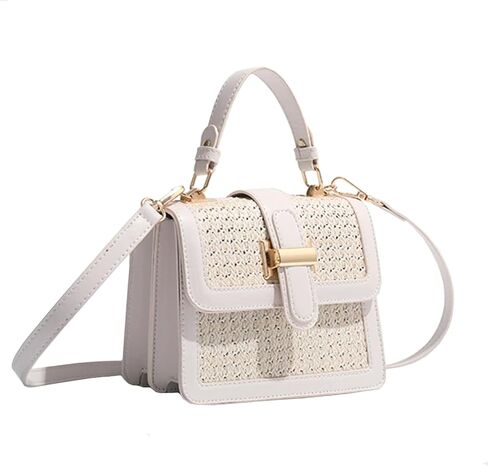 محفظة الشاطئ المرأة لطيف الصيف القش محفظة صغيرة مخلب المنسوجة حمل عطلة حقائب الشاطئ حقيبة كتف القش in Kuwait