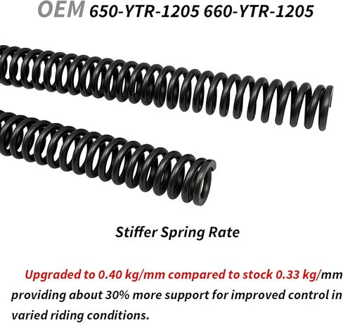 Motion Heavy Duty Front Fork Spring & Rear Spring Kit for TTR125 2000-2023 OEM# 650-YTR-1205 660-YTR-1205 in Saudi Arabia