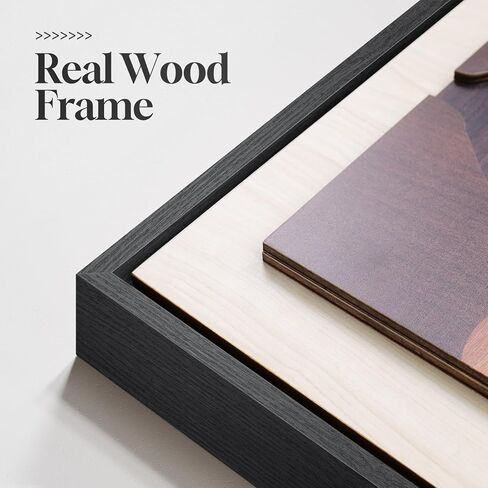 Framed Textured Wood 3D Wall Art for Living Room, Large Boho Tropical Brown Artwork for Walls, 3 Piece Farmhouse Botanical Leaf Wood 3D Textured Wall Art Decor for Office Bedroom Hallway, 24x36 Inch in Kuwait