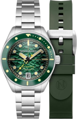 Spinnaker Men's 42mm Junior Piccard Automatic Watch with Solid Stainless Steel Bracelet SP-5159 in Saudi Arabia