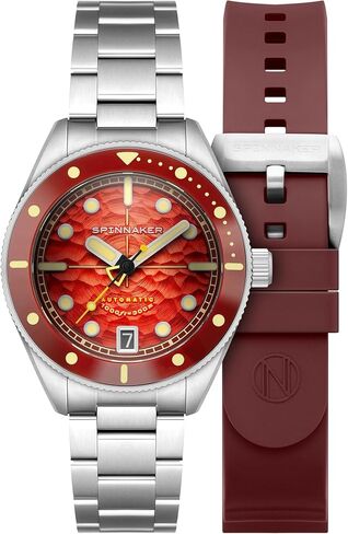 Spinnaker Men's 42mm Junior Piccard Automatic Watch with Solid Stainless Steel Bracelet SP-5159 in Saudi Arabia