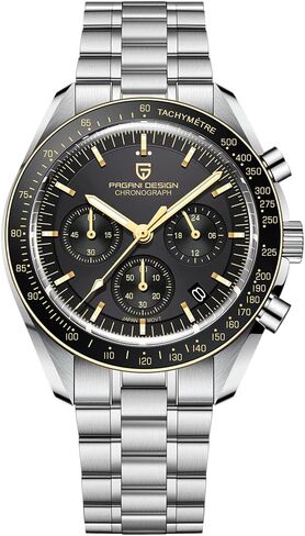 RollsTimi Pagani Design 1701 V6 Watches for Men Fashion VK63 Quartz Wrist Watch Stainless Steel 100 Waterproof Analog Chronograph Sport Wristwatch in Kuwait