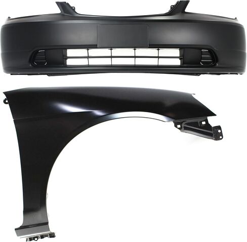 Garage-Pro Bumper Cover KIT Compatible with Honda Civic 2001-2003 Primed Front in Saudi Arabia