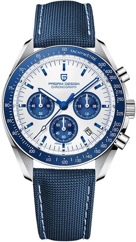 RollsTimi Pagani Design 1701 V6 Watches for Men Fashion VK63 Quartz Wrist Watch Stainless Steel 100 Waterproof Analog Chronograph Sport Wristwatch in Saudi Arabia