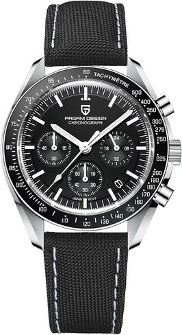 RollsTimi Pagani Design 1701 V6 Watches for Men Fashion VK63 Quartz Wrist Watch Stainless Steel 100 Waterproof Analog Chronograph Sport Wristwatch in Saudi Arabia