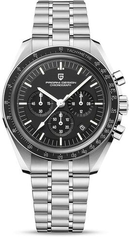 RollsTimi Pagani Design 1701 V6 Watches for Men Fashion VK63 Quartz Wrist Watch Stainless Steel 100 Waterproof Analog Chronograph Sport Wristwatch in Saudi Arabia