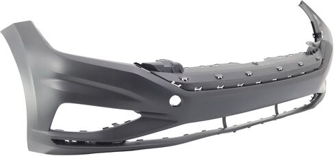FitParts متوافق مع غطاء المصد الأمامي 2019-2020 Volkswagen VW Jetta Comfortline Execline Highline R-Line SEL Premium SE S. جديد، مُجهز وجاهز للطلاء. مع فتحات مصابيح الضباب. فولكس فاجن1000239 in Saudi Arabia