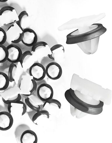 30PCS Rocker Panel Moulding Clips,Car Accessories Nylon Fender Flare Retainer Clips,Universal Body Side Rocker Panel Retainer Trim Clip,Suitable for Most Cars,Trucks,Replacement OEM 11547581 in Kuwait