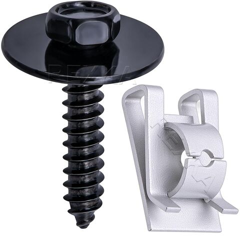 Rexka 15 Sets M4.2 Fender Liner Nut & Screw Kit for Ford W704277S439 W710763S450B in Kuwait