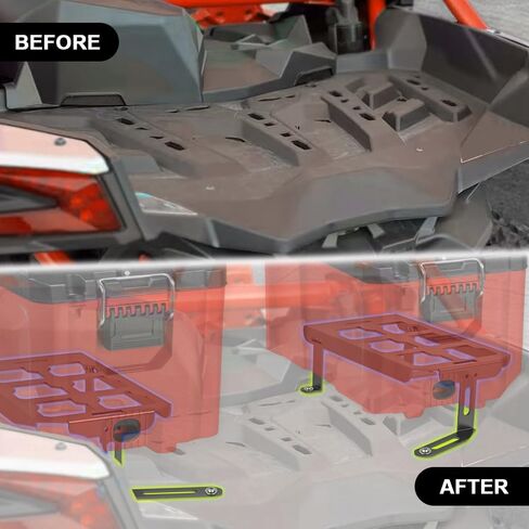 Packout Mounting Plate Compatible with Milwaukee Fit for Can-Am Maverick X3 Models 2017-2024 in Saudi Arabia