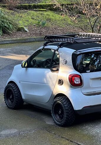Little Big Supply™ Smart Fortwo 453 Roof Rack Cross Bars (2016+) (No Vehicle modifications Required) in Saudi Arabia