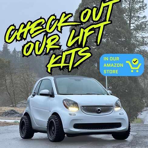 Little Big Supply™ Smart Fortwo 453 Roof Rack Cross Bars (2016+) (No Vehicle modifications Required) in Saudi Arabia