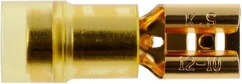 Dorman 84550 12-10 Gauge Female Insulated Terminal, .250 In., Yellow, 7 Pack Universal Fit in Saudi Arabia