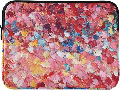 Red Petal Laptop Sleeve Case Bag Compatible with 13 Inch Laptops, Laptop Carrying Case Cover for Travel Office M in Kuwait