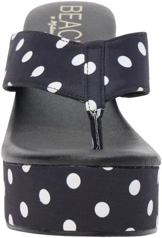 BEACH by Matisse Womens Bonnie Platform Casual Sandals Casual High Heel 3" & Up - Black in Kuwait