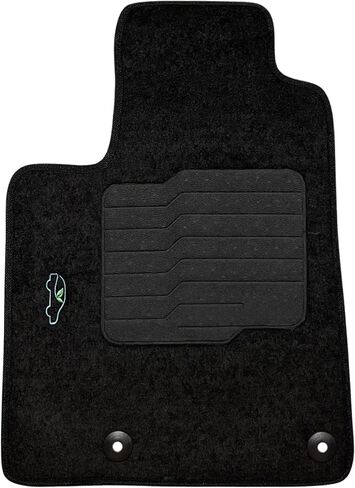 ecoMats Carpet Floor Mats Fit for Jeep Grand Cherokee L 2021-2026, Custom Fit Floor Liner for front and rear row, Driver Heel Pad, Safety Grommets, Black (Does not Fit Regular 5-seater Grand Cherokee) in Saudi Arabia