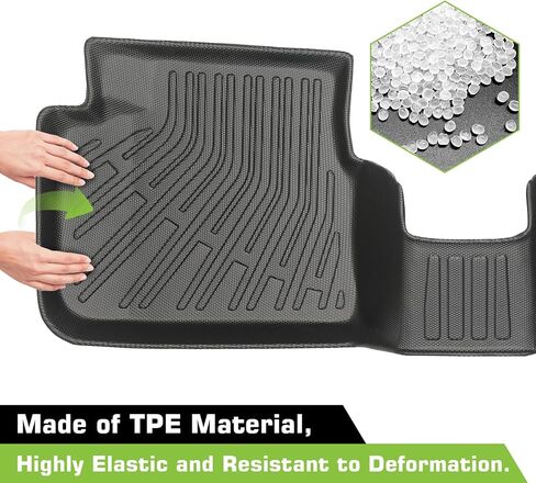 Floor Mats for Subaru Forester 2009-2013, Heavy Duty TPE Waterproof Non-Slip All Weather Protection Custom, Floor Mats & Cargo Liner in Saudi Arabia