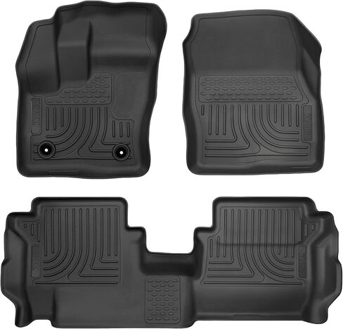 Husky Liners Weatherbeater Floor Mats | Fits 2014-2019 Ford Transit Connect | Front & 2nd Row, 3-pc | 93911 in Kuwait