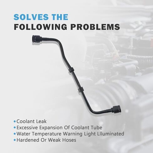 Engine Coolant Reservoir Hose Compatible With Bmw 5 Series G30 G31 G38 2014-2023 5 Series 7 Series G11 G12 G30 G31 G38 Replace# 17128602599 in Kuwait