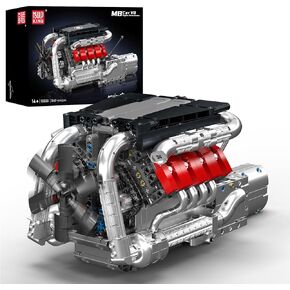 Mould King 10087 L4 Casoline Engine Building Blocks Kit - 1787 Pieces to Build Your Own Mini Engine That Work- DIY STEM Project & Gift for Kids, Teens, & Hobby Kit for Adults in Kuwait