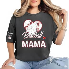 Baseball Family Shirt for Grandma and Family Members Sports Theme Apparel with Heart Baseball Design for Everyday Wear in Kuwait