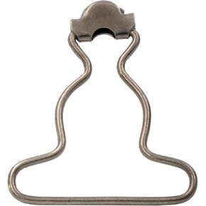 1.5" Inside Bottom Size Gun Black Dungaree Fastener Overall Clip Suspender Buckle Pack of 12 in Kuwait