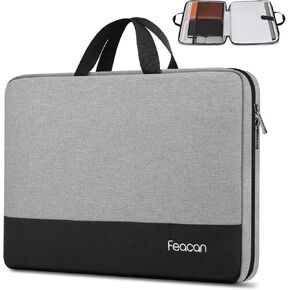 حقيبة كمبيوتر محمول، حافظة كمبيوتر محمول مقاس 13 بوصة TSA، حقيبة كمبيوتر، حقيبة كمبيوتر، غطاء حمل لجهاز MacBook Air مقاس 13 بوصة، وMacBook Neo 13 بوصة، وiPad Air M4 مقاس 13 بوصة، مقاومة للماء، هدايا للرجال والنساء، رمادي in Kuwait