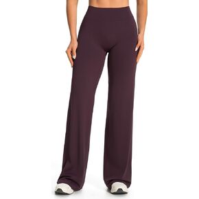 JOYSPELS Straight Leggings Bottoms Wide Leg Pants for Women 31.5"/34"/36.5" High Waist Stretch Casual Yoga Pants Workout in Kuwait