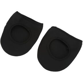 Cycling Shoe Toe Covers – Warm & Reusable Half Foot Overshoes for Road & Mountain Bike, Fits Men & Women (Black, US 7-10, 6.3x5.7in,)‌(Black) in Kuwait