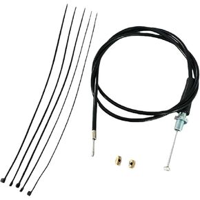 QINGBY 50 inch Throttle Cable Black with Cable Stop Clamp for Coleman BT200X CT200U CT200U-EX Massimo Warrior MB200 Mini Bike 212cc 196cc Baja Doodle Bug DB30 CT100U Motovox MBX10 MBX11 79cc Parts in Kuwait
