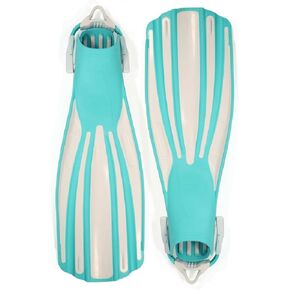 Fourth Element Rec Scuba Diving Fins, Aqua/White, Regular in Kuwait