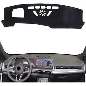 يصلح لسيارات BMW X1 U11/U12 2022-2025 مع HUD ، حصيرة غطاء داش ، غطاء لوحة داش حصيرة ، غطاء لوحة داش أسود للسيارة ، ملحقات السيارة in Kuwait