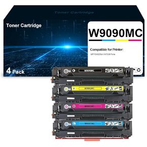 4 Pack W9090MC Remanufactured W9090MC W9091MC W9092MC W9093MC Toner Cartridge Replacement for MFP E45028dn E47528f Printer High Yeild in Kuwait