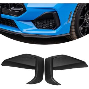 Jogon Carbon Fiber Fog Light Eyelid Eyebrow Cover Trim for Ford Mustang S650 Sports GT Premium Coupe 2024 2025 2026 Front Bumper Side Vent Fog Lamp Decor in Kuwait