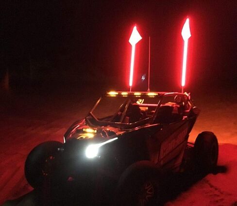 iJDMTOY Tail Light in-line Auxiliary Power Plug/Harness Compatible with 2017-up Can-Am Maverick X3 Installing LED Whip/Brake Light/License Plate Light, etc in Saudi Arabia